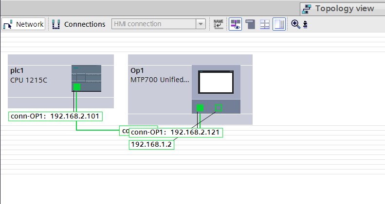Network View met Siemens PLC en HMI